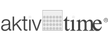 aktiv-time Logo, Zeiterfassung, Stempeluhren, Belegstempler, Stempelkarten