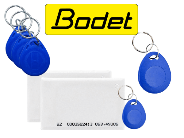 Bodet Zeiterfassung, Chip-Karten, ID-Karten, Transponder, bequemer Log-In