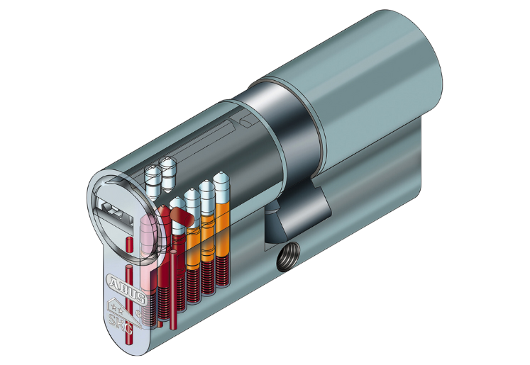 Abus Schließanlage und mechanische Schließzylinder